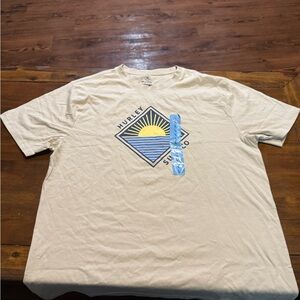 Hurley Men's Beige Sun Graphic Tee